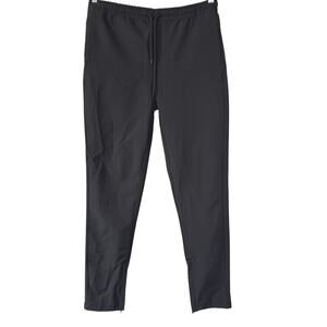 Nomad Black Travel Pants Womens Medium Stretch Lightweight Ankle Slit